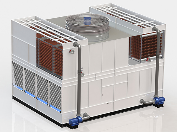 閉式復合流（雙進風）冷卻塔